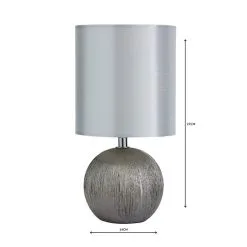 Dunelm Adana Mini Ceramic IvoryTouch Dimmable Lamp -Dunelm Lights Sales 1000137381 alt04