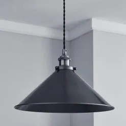 Dunelm Logan 1 Light Grey Industrial Ceiling Fitting -Dunelm Lights Sales 1000139092 alt01
