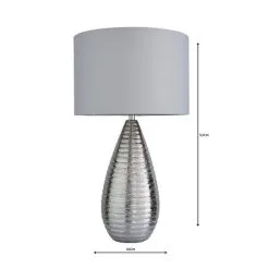 Dunelm Costola Chrome Touch Dimmable Table Lamp -Dunelm Lights Sales 1000139103 alt04