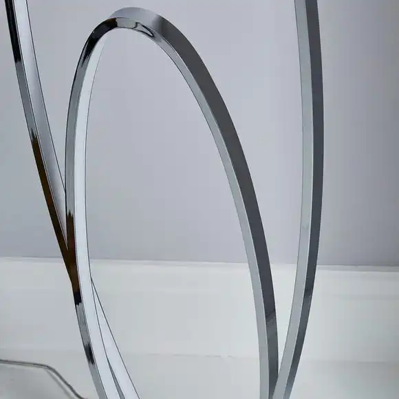 Dunelm Menton Dimmable Integrated LED Chrome Floor Lamp 3 Dunelm Menton Dimmable Integrated LED Chrome Floor Lamp - Image 3