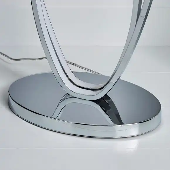 Dunelm Menton Dimmable Integrated LED Chrome Floor Lamp 4 Dunelm Menton Dimmable Integrated LED Chrome Floor Lamp - Image 4