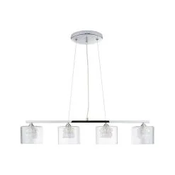 Dunelm Erie 4 Light Bar Glass Diner Ceiling Fitting -Dunelm Lights Sales 1000144744 alt05