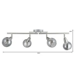 Dunelm Tia 4 Light Nickel Spotlight Bar -Dunelm Lights Sales 1000149061 alt06