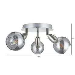 Dunelm Tia 3 Light Nickel Spotlight -Dunelm Lights Sales 1000149062 alt06