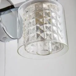 Dunelm Hylton Glass Bathroom Wall Light 8 Dunelm Hylton Glass Bathroom Wall Light -Dunelm Lights Sales 1000149066 alt02