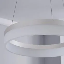 Dunelm Mickie 1 Light Integrated LED Hoop White Ceiling Fitting -Dunelm Lights Sales 1000149070 alt02
