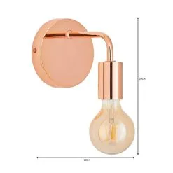 Dunelm Adonis Copper Wall Light -Dunelm Lights Sales 1000149077 alt06