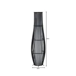 Dunelm Alec Natural Cane Black Floor Lamp 11 Dunelm Alec Natural Cane Black Floor Lamp -Dunelm Lights Sales 1000149078 alt06