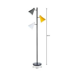 Dunelm Circus 3 Light Multi Floor Lamp -Dunelm Lights Sales 1000149079 alt06