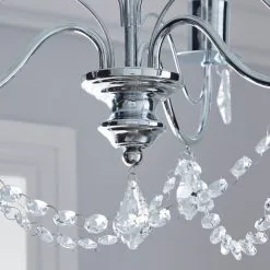 Dunelm Elizabeth 3 Light Bathroom Chrome Chandelier -Dunelm Lights Sales 1000149086 alt02