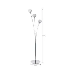 Dunelm Kelly 3 Arm Bubble Glass Floor Lamp 11 Dunelm Kelly 3 Arm Bubble Glass Floor Lamp -Dunelm Lights Sales 1000149088 alt06
