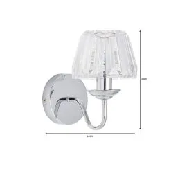 Dunelm Paloma Glass Wall Light -Dunelm Lights Sales 1000149124 alt06