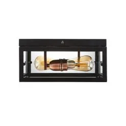 Dunelm Aneska 2 Light Black And Copper Flush Ceiling Fitting -Dunelm Lights Sales 1000149129 alt05