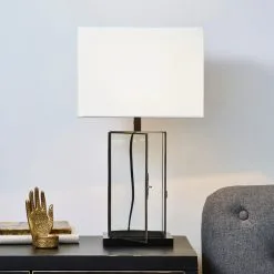 Dunelm Maya Glass Table Lamp -Dunelm Lights Sales 1000149139 alt02