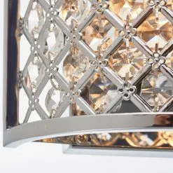 Vogue Lighting Vogue Hudson 2 Light Crystal Wall Light -Dunelm Lights Sales 1000156385 alt02