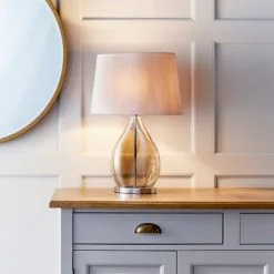 Vogue Lighting Vogue Kew Smoked Table Lamp -Dunelm Lights Sales 1000156389 alt02