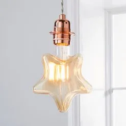 Status 4 Watt LED ES 28cm Star Shape Bulb -Dunelm Lights Sales 1000156414 alt02
