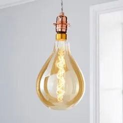 Status 6.5 Watt PS165 ES 28cm Dimmable Spiral Filament XL Bulb 6 Status 6.5 Watt PS165 ES 28cm Dimmable Spiral Filament XL Bulb -Dunelm Lights Sales 1000156415 alt02
