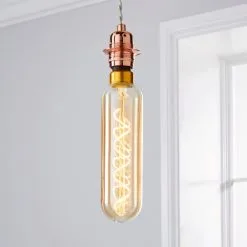Status 6.5 Watt T20 ES 28cm Dimmable Spiral Filament Bulb 7 Status 6.5 Watt T20 ES 28cm Dimmable Spiral Filament Bulb -Dunelm Lights Sales 1000156416 alt02
