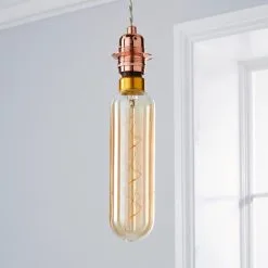 Status 6.5 Watt T20 ES 28cm Dimmable Spiral Filament Bulb 8 Status 6.5 Watt T20 ES 28cm Dimmable Spiral Filament Bulb -Dunelm Lights Sales 1000156416 alt03