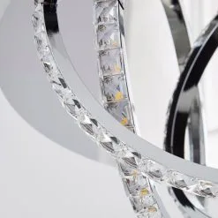 Dunelm Serena 3 Light Integrated LED Hoops Flush Ceiling Fitting -Dunelm Lights Sales 1000157746 alt02