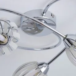 Dunelm Rosa 3 Light Chrome Semi-Flush Ceiling Fitting -Dunelm Lights Sales 1000157761 alt03