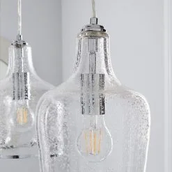 Dunelm Lenny 3 Light Glass Diner Ceiling Fitting -Dunelm Lights Sales 1000158431 alt02