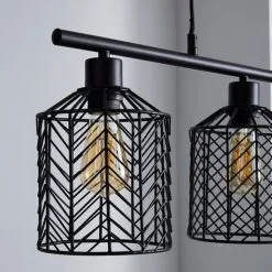 Dunelm Siena 3 Light Diner Ceiling Fitting -Dunelm Lights Sales 1000158450 alt03