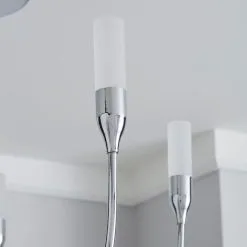 Dunelm Affric 5 Light LED Tipped Chrome Chandelier -Dunelm Lights Sales 1000158451 alt02