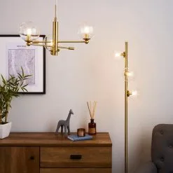 Elements Nour 3 Light Antique Brass Ceiling Fitting -Dunelm Lights Sales 1000158452 alt08