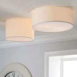 Dunelm Sara 38cm Ivory Shade Flush Ceiling Fitting 10 Dunelm Sara 38cm Ivory Shade Flush Ceiling Fitting -Dunelm Lights Sales 1000158455 alt08