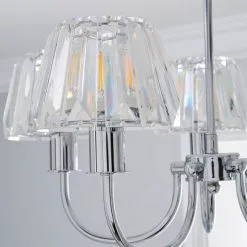 Dunelm Paloma 5 Light Glass Ceiling Fitting -Dunelm Lights Sales 1000158481 alt02