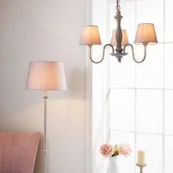 Dunelm Tofty 3 Light Grey Ceiling Fitting -Dunelm Lights Sales 1000158482 alt08