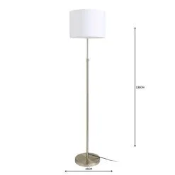 Dunelm Hemming Adjustable Height Steel Floor Lamp -Dunelm Lights Sales 1000158513 alt04