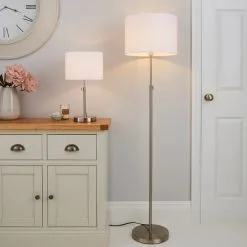 Dunelm Hemming Adjustable Height Steel Floor Lamp -Dunelm Lights Sales 1000158513 alt08