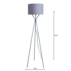 Dunelm Drei Tripod Grey Floor Lamp -Dunelm Lights Sales 1000158515 alt04