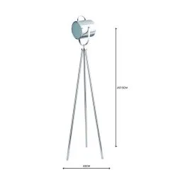 Dunelm Carlton Floor Lamp Chrome -Dunelm Lights Sales 1000158526 alt04