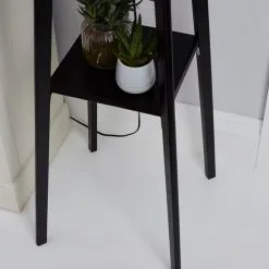 Dunelm Beaumont Wood Tripod Plant Black Floor Lamp -Dunelm Lights Sales 1000158530 alt02