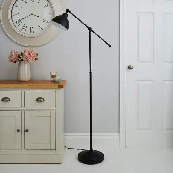 Dunelm Lever Arm Black Floor Lamp 2 Dunelm Lever Arm Black Floor Lamp - Image 2