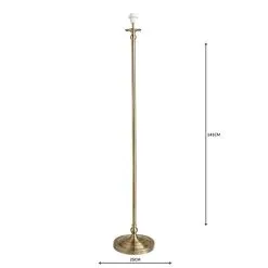 Dunelm Irene Touch Antique Brass Floor Lamp Base -Dunelm Lights Sales 1000158548 alt04