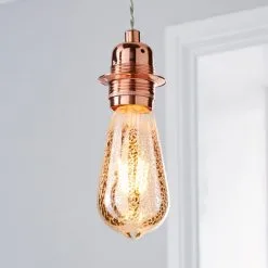 Dunelm 4 Watt ST64 ES LED Crackle Bulb -Dunelm Lights Sales 1000158629 alt02