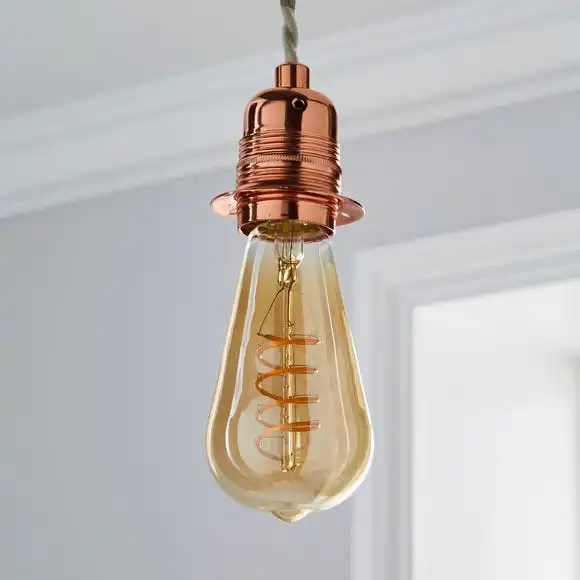 Status 4 Watt ST64 BC LED Spiral Filament Bulb 2 Status 4 Watt ST64 BC LED Spiral Filament Bulb - Image 2