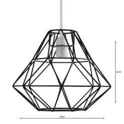 Dunelm Bremen Black Easy Fit Pendant -Dunelm Lights Sales 1000158658 alt04