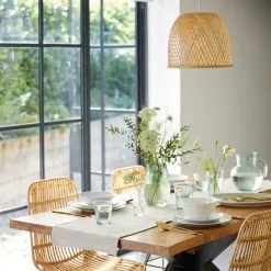 Dunelm Leena Bamboo Easy Fit Pendant -Dunelm Lights Sales 1000158663 alt06