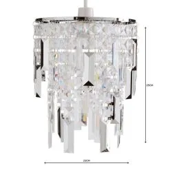 Dunelm Caressa Jewel Easy Fit Pendant 7 Dunelm Caressa Jewel Easy Fit Pendant -Dunelm Lights Sales 1000158673 alt04