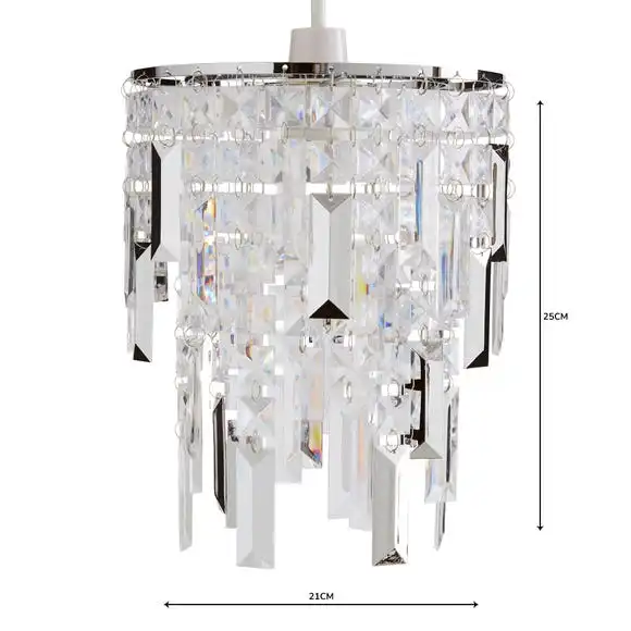 Dunelm Caressa Jewel Easy Fit Pendant 4 Dunelm Caressa Jewel Easy Fit Pendant - Image 4