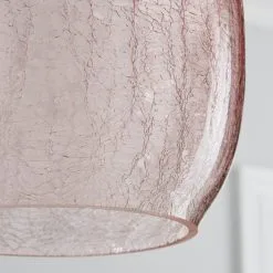 Dunelm Akola Pink Glass Easy Fit Pendant -Dunelm Lights Sales 1000158675 alt02