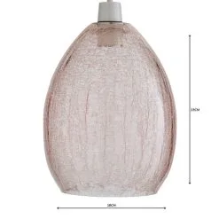 Dunelm Akola Pink Glass Easy Fit Pendant -Dunelm Lights Sales 1000158675 alt04