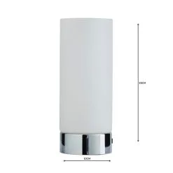 Dunelm Colton USB Port Frosted Glass Table Lamp -Dunelm Lights Sales 1000158698 alt04