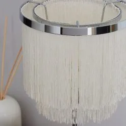 Dunelm Jaz Fringe Ivory Table Lamp -Dunelm Lights Sales 1000158703 alt03